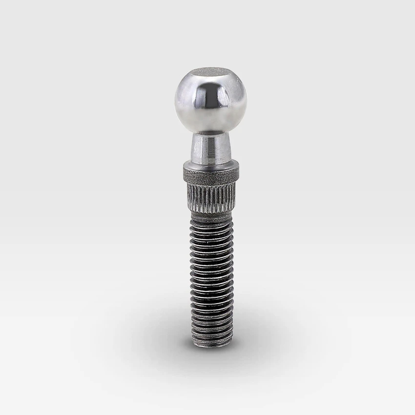 Ball Stud With Knurled Shank